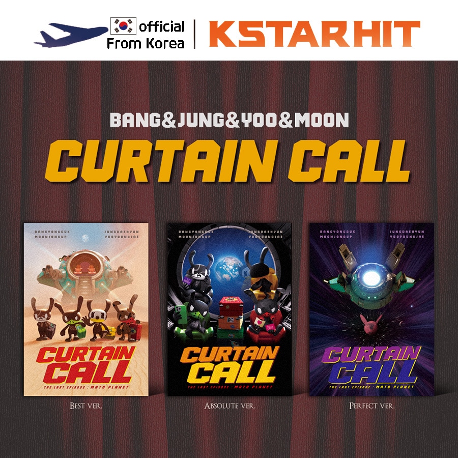 (3種セット) BANG&JUNG&YOO&MOON- CURTAIN CALL (1stミニアルバム)