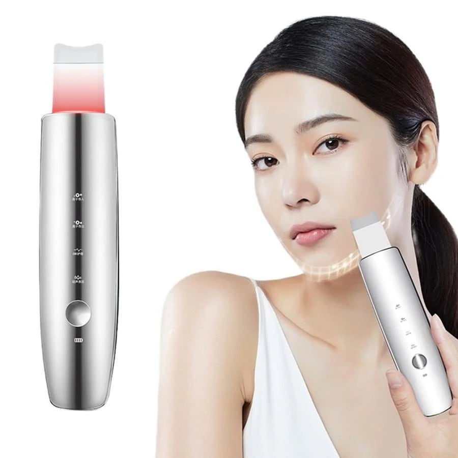 角質毛穴ケア メガ割 毛穴黒ずみ除去 角栓とテカるに対応 EMSケア 日本語の説明書付き 小顔効果 イオン導出導入 男女兼用 ニキビ予防 V顔奇跡 【音波浄清】 ledライト コスメ 超音波振動美顔器