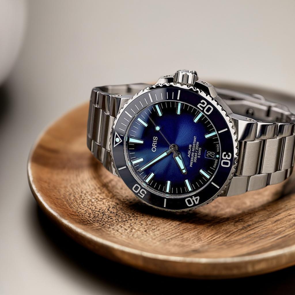 【即納】オリス腕時計　アクイスデイト キャリバー400 ORIS メンズウォッチ メンズ腕時計 ダイバーズ 400.7763.4135M 自動巻き ギフト 人気 ラッピング無料 国内正規10年保証