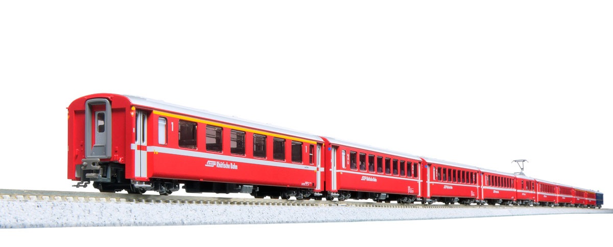 カトー 【再生産】(N) 10-1413 アルプスの赤い客車 EW I 4両セットA カト- 10-1413 ルプスノアカイキャクシャ EWI キホン4R