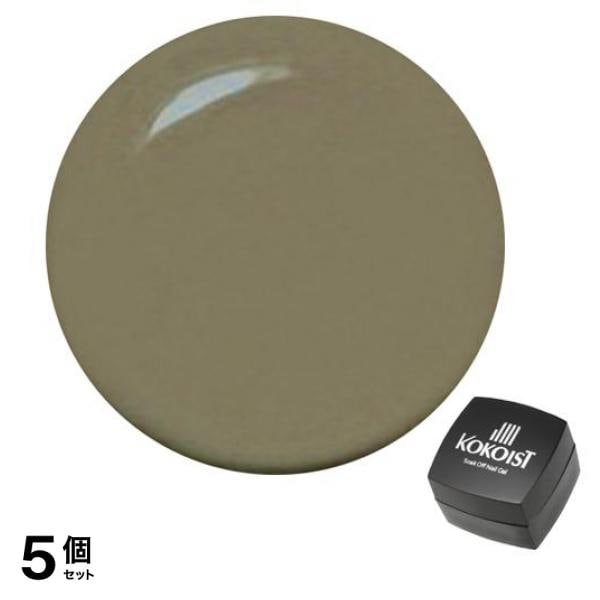 KOKOIST(ココイスト) エクセルライン ソークオフカラージェル E-34 スモークピスタチオ 2.5g 5個セット