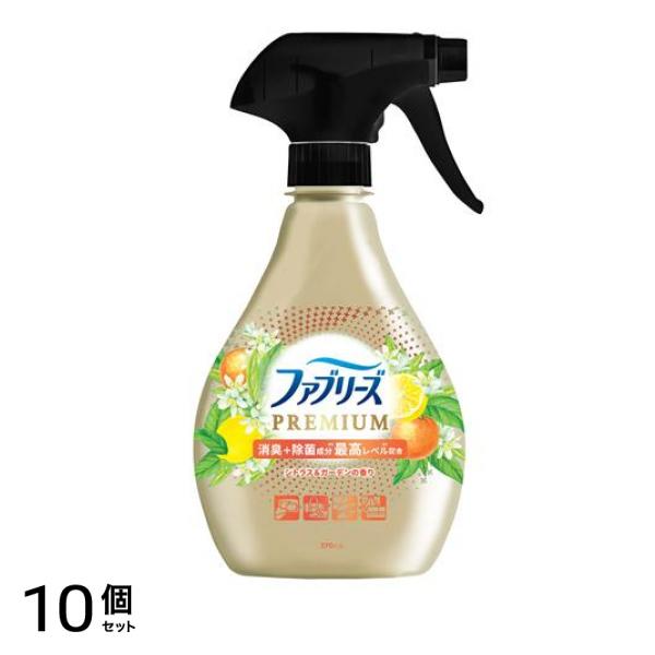W除菌+消臭プレミアム シトラス&ガーデンの香り 本体 370mL 10個セット
