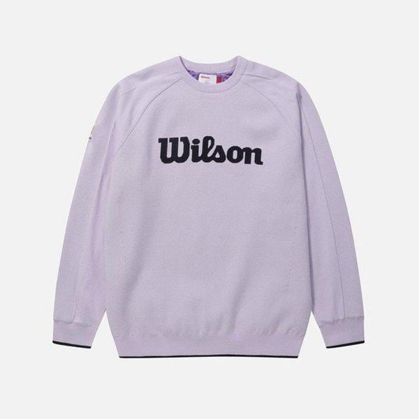 [] グラフィック防風セーター W244001GTLO3PUR