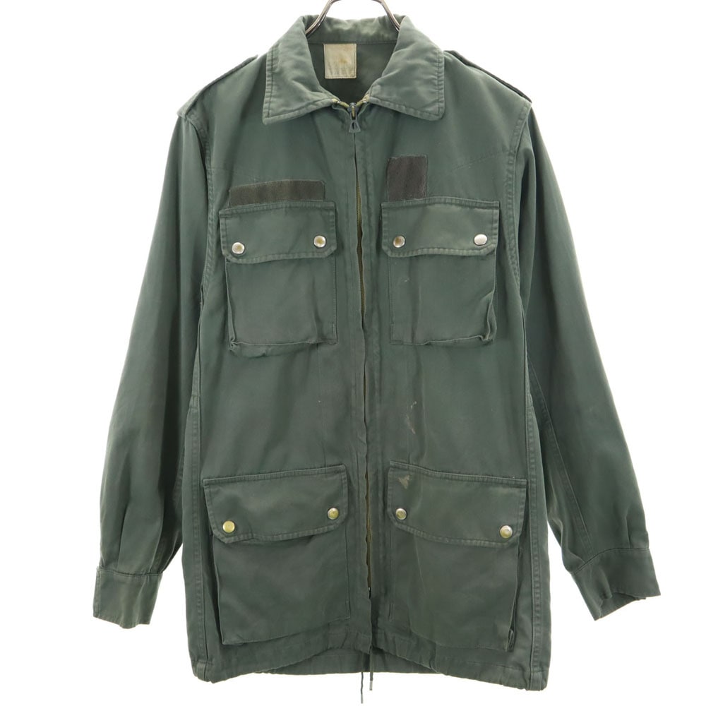 フランス軍 70s ヴィンテージ ミリタリージャケット 92LGM カーキ FRENCH ARMY フィールド ヘリンボーンツイル メンズ