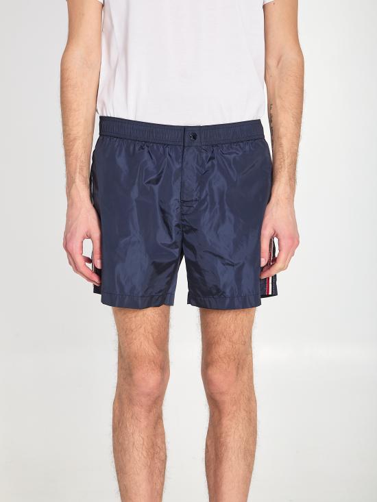 MONCLER Men Swim Pants L10912C00014 BLUE