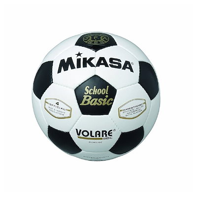 他サイト： サッカー 4号 検定球 白 黒 サッカー mikasa(SVC402SBC)の商品画像