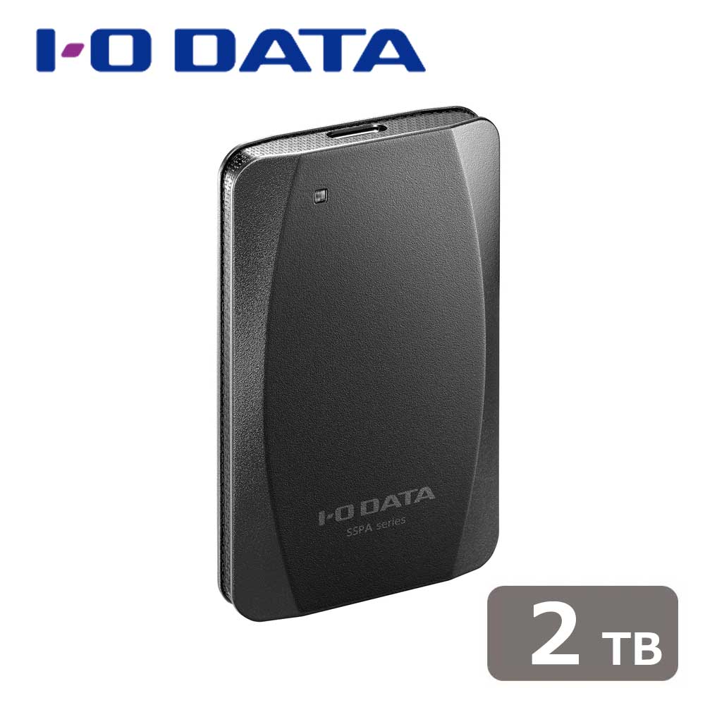 アイ・オー・データ機器I-O DATA USB 3.2 Gen 2対応 ポータブルSSD 2TB SSPAUSC2K