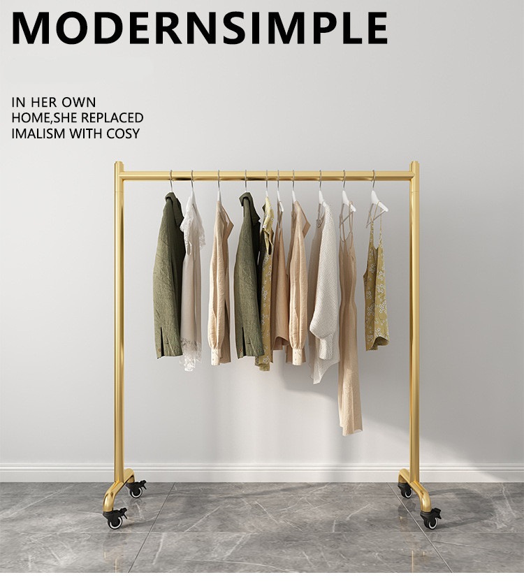 ハンガーラック パイプハンガー 衣類ラック物干しラック 床物干しロッド 屋内外の物干しロープ 組み立てが簡単な厚みのある物干しロープ プーリー衣類物干しラック付き 耐荷重100kg