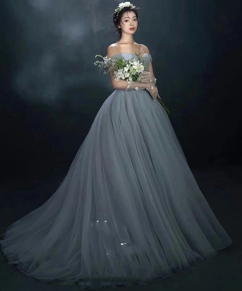 ウェディングドレス ロング 花嫁ドレス お姫様 カラードレス 結婚式ドレス 可愛い パーティードレス フォトウェディング撮影 きれいめ 高級感 成人式ドレス 卒業式ドレス 披露宴 ワンピース 前撮りド