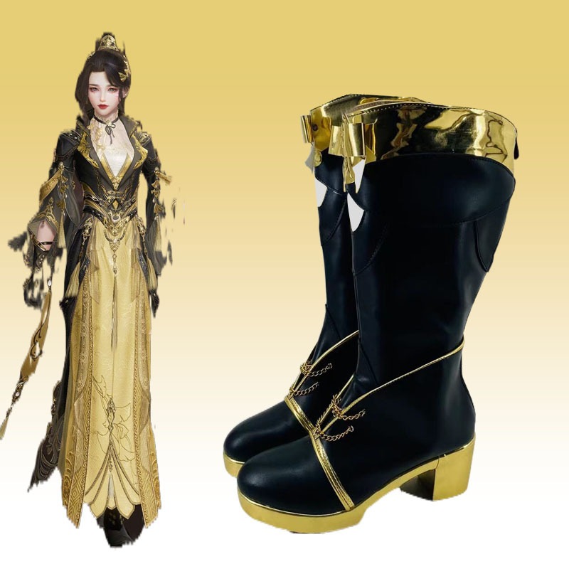 Jian Wang San Cheng Ji Ji Luoコス靴二次元アニメーション展示パフォーマンスシューズ