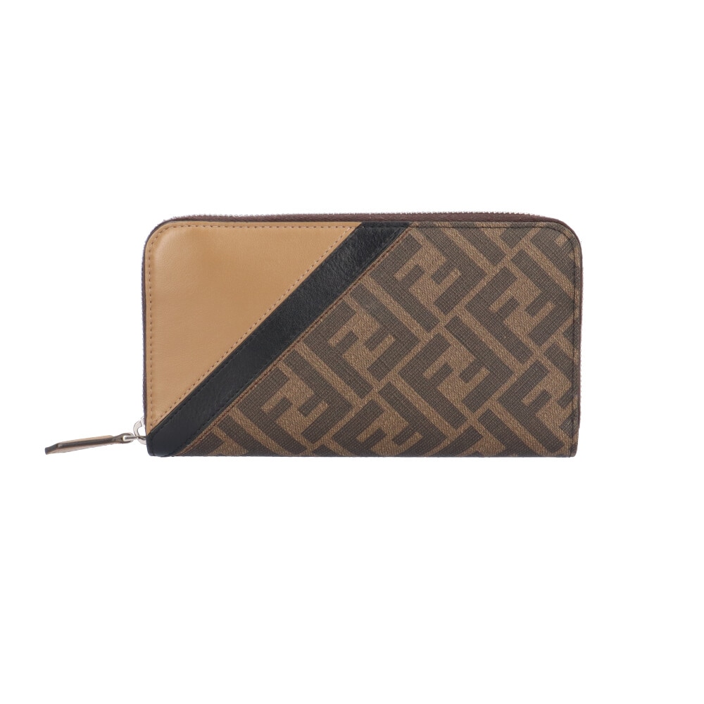 フェンディ ズッカ 長財布 レザー 7M0210-AJF8-229-3260 FENDI 中古