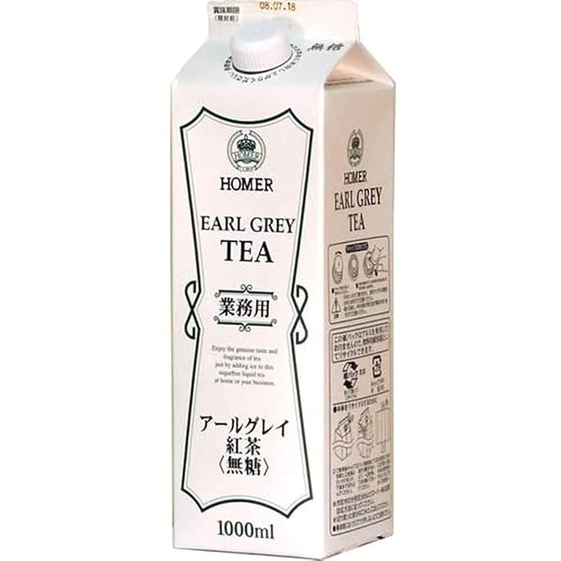 即納：HOMER(ホーマー) UCC紅茶 アールグレイ 無糖 紙パック 1000ml×12本 6,927円