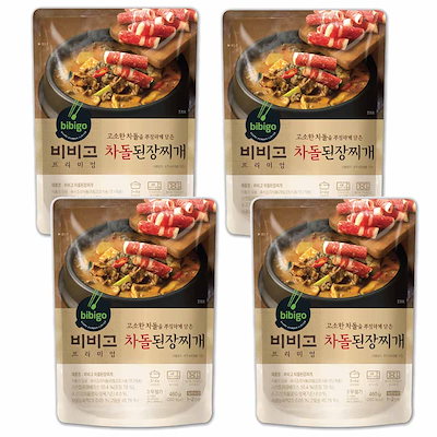 ビビゴ 牛肉テンジャンチゲ 460g 4袋セット 　味噌チ...のサムネイル