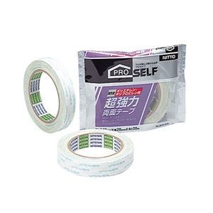 （まとめ） ニトムズ 超強力両面テープ PPPE用 20mm20m J0990 1巻 5セット