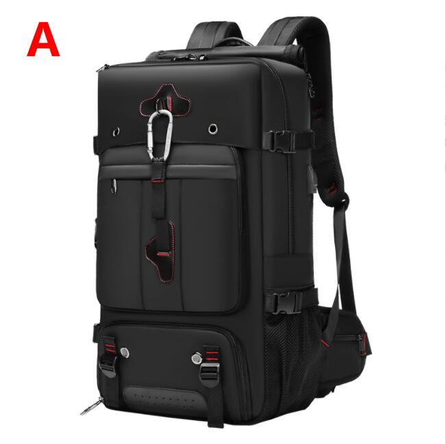 超人気,高評価!!登山リュック 60L トラベルバッグ リュックサック 大容量 USBポート 防水 3way 拡大可能 靴ポケット付き アウトドア bq1493