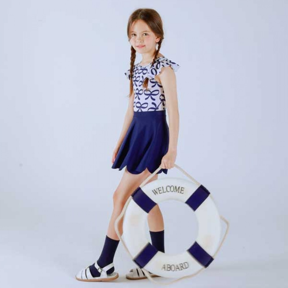 アイラブジェイ S.リボンワンピース&スカート水着SET JVUSW07 6,284円