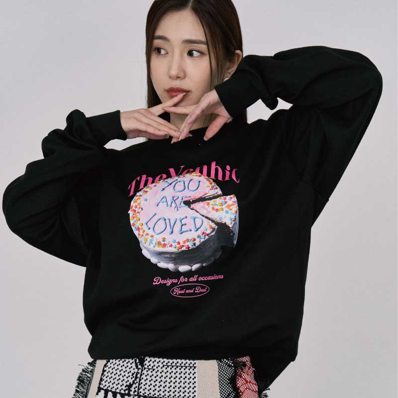 VH LOVED SWEATSHIRT_B1 ラブスウェットシャツ