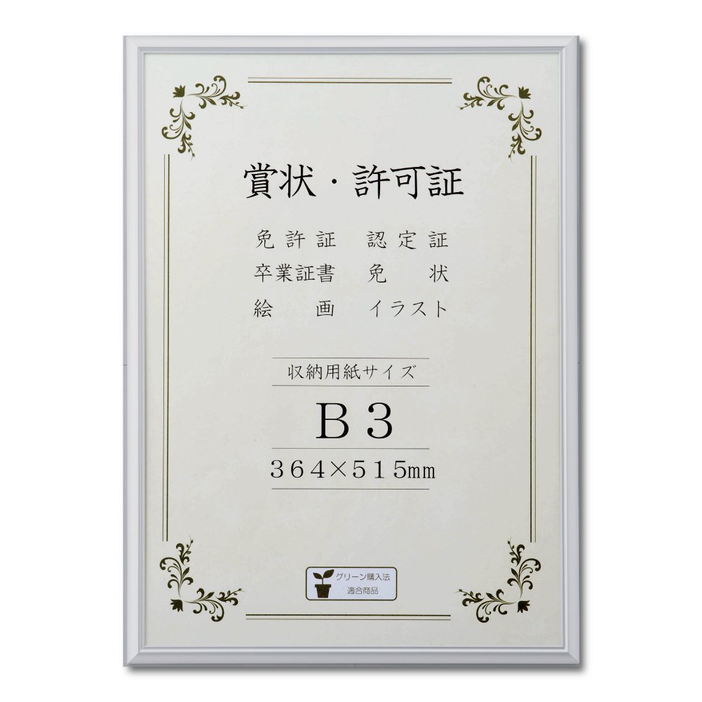 大仙 額縁 賞状額 オールライト アルミ B3 箱入 J091C4401