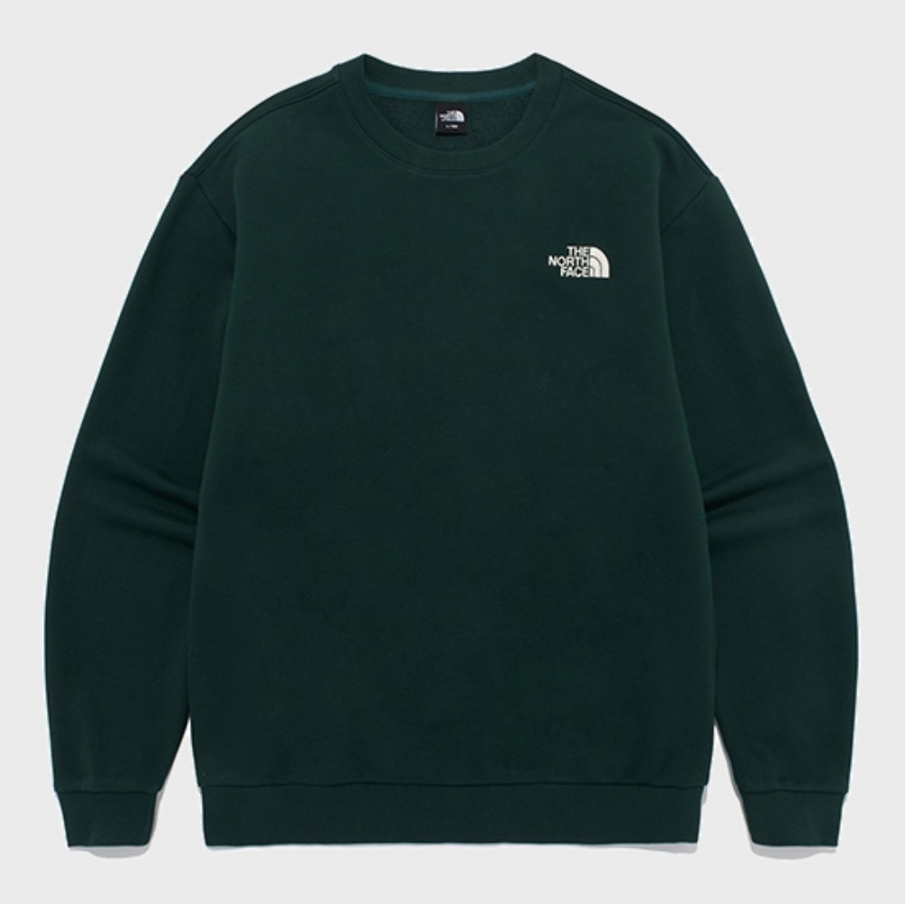 ノースフェイスメンズエッセンシャル・スウェットシャツ NM5MQ57C_DKG
