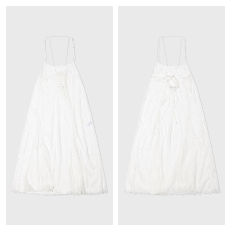 【LOW CLASSIC】 LACE SLEEVELESS DRESS : IVORY