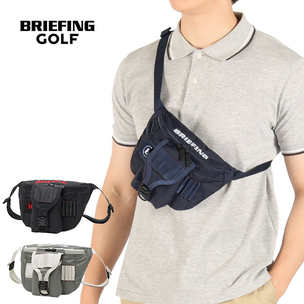 日本正規品 ウエストバッグ メンズ レディース ゴルフバッグ 小さめ ブランド ウエストポーチ ボディバッグ 斜めがけ 撥水 CS SERIES ROUND BRG251E12