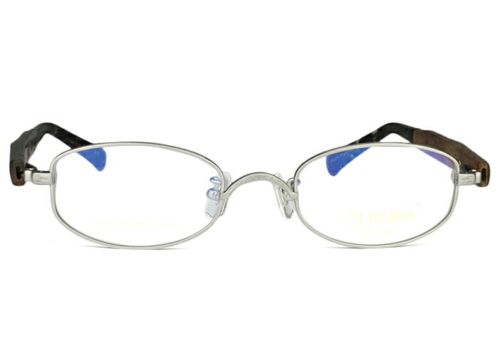 アルベロ ALBERO ab-704 c.asi アンティークシルバー メガネ 眼鏡 伊達 老眼鏡 遠近両用