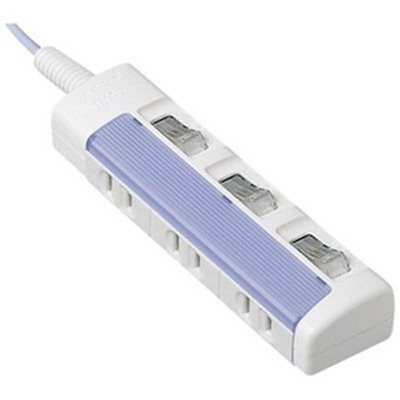 他サイト： パナソニック　Panasonic　ザタップスイッチシリーズ3コ口(1m)　WHS2613DKP (ブルｰ)の商品画像