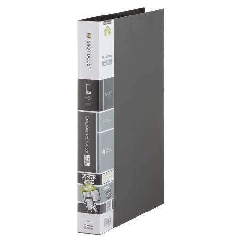 （まとめ買い）名刺ホルダー ショットドックス 差替式 A4 黒 36SDWクロ [x3]