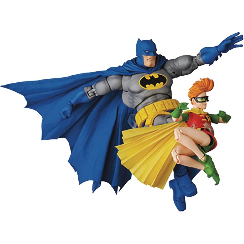 メディコムトイ MAFEX No.139 バットマン ブルーバージョン ＆ ロビン The Dark Knight Returns 塗装済み アクション フィギュア DCコミックス ホビー