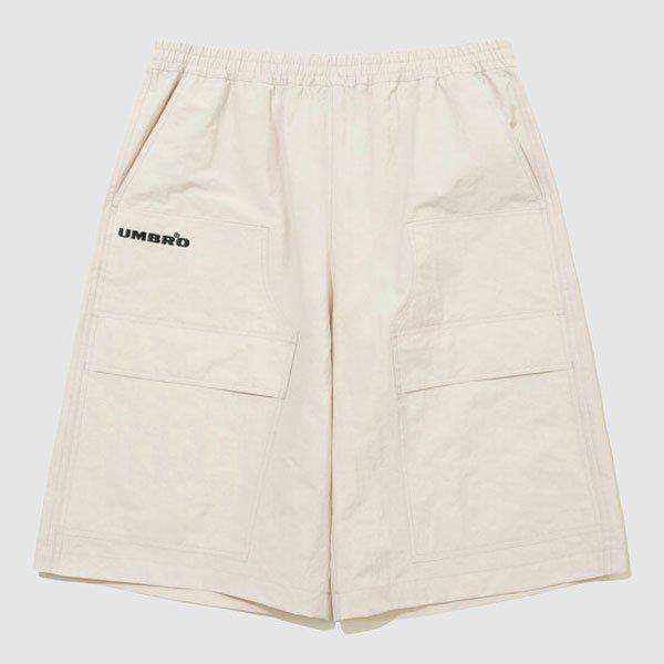 HBL オムグレイウォッシング 6部 バミューダ ウーブン半ズボン UR121CHP21 OBE