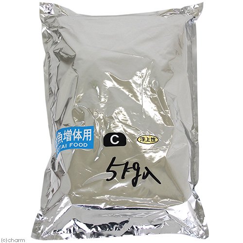 彩金魚　稚魚増体用Ｃ　浮上性　５ｋｇ　金魚の餌　ＣＲＣ10―41―60―10―00