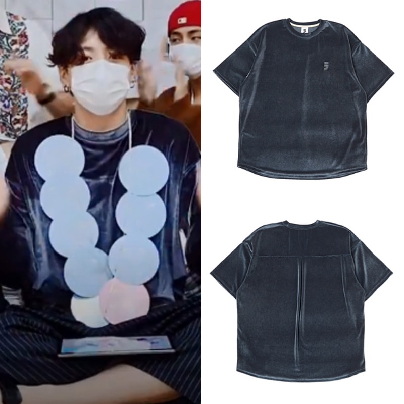 ジョングク着用 ☆DROP-SHOULDER VELVET 1/2 TEE 男女兼用 人気 KOTATSU on X: 