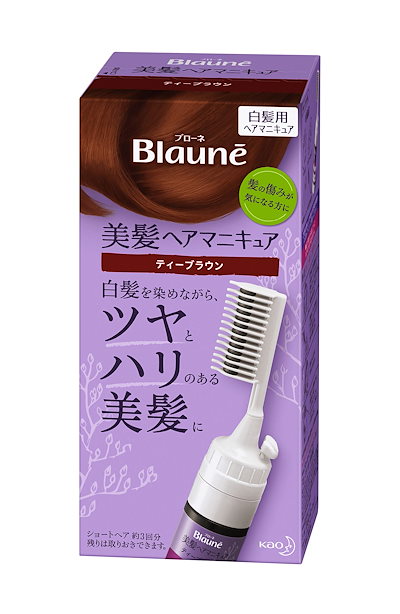 ブローネヘアマニキュア ティーブラウン クシ付 1個...のサムネイル