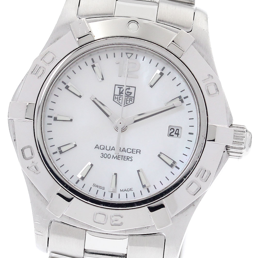 タグホイヤー TAG HEUER WAF1414 アクアレーサー シェルダイアル クォーツ レディース _947743【中古】