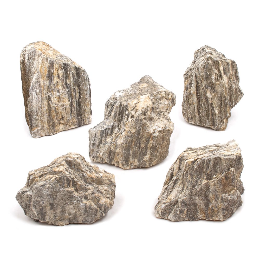 形状お任せ　輝隆石　Ｍサイズ（約１３ー１８ｃｍ）　５個　アクアリウム　レイアウト素材　ＣＲＣ21―20―99―10―00