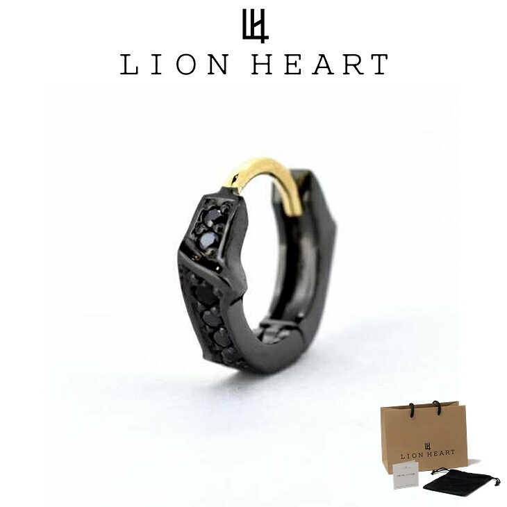 ピアス メンズ プログレッソ フープピアス ブラック SV925 LH-01EA0096 メンズピアス 片耳用 1点売り クリスマス 誕生日 プレゼント ギフト 彼氏 【ネコポス】