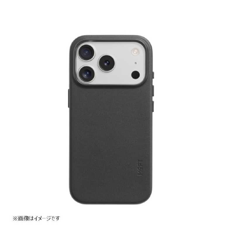 MOFT　iPhone17Pro MagSafe対応 MOVASレザーケース ジェットブラック　MD020-1-i17p-JTBK