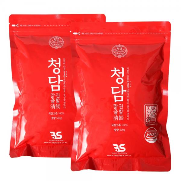 청담 고춧가루 일반매운맛 중간굵기