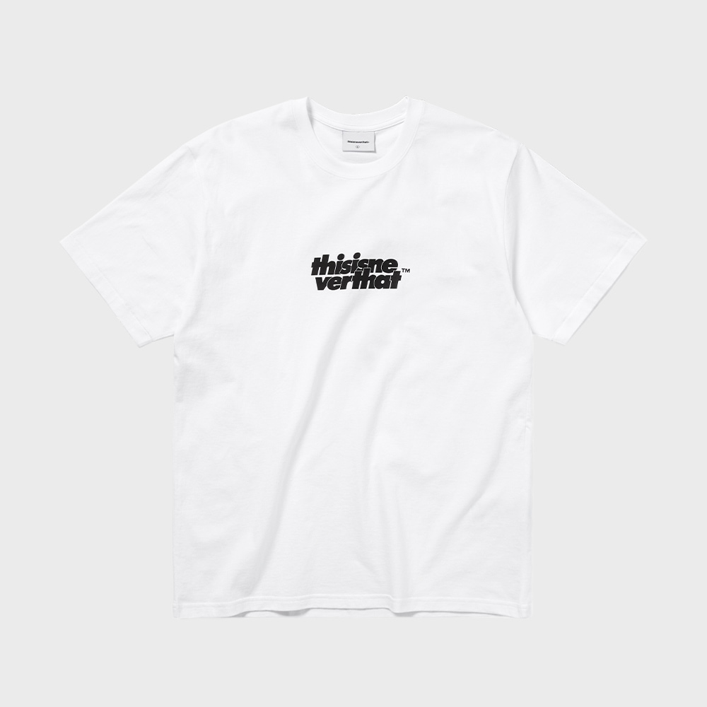 ディス・イズ・ネヴァー・ザット・オールドロゴTシャツホワイト