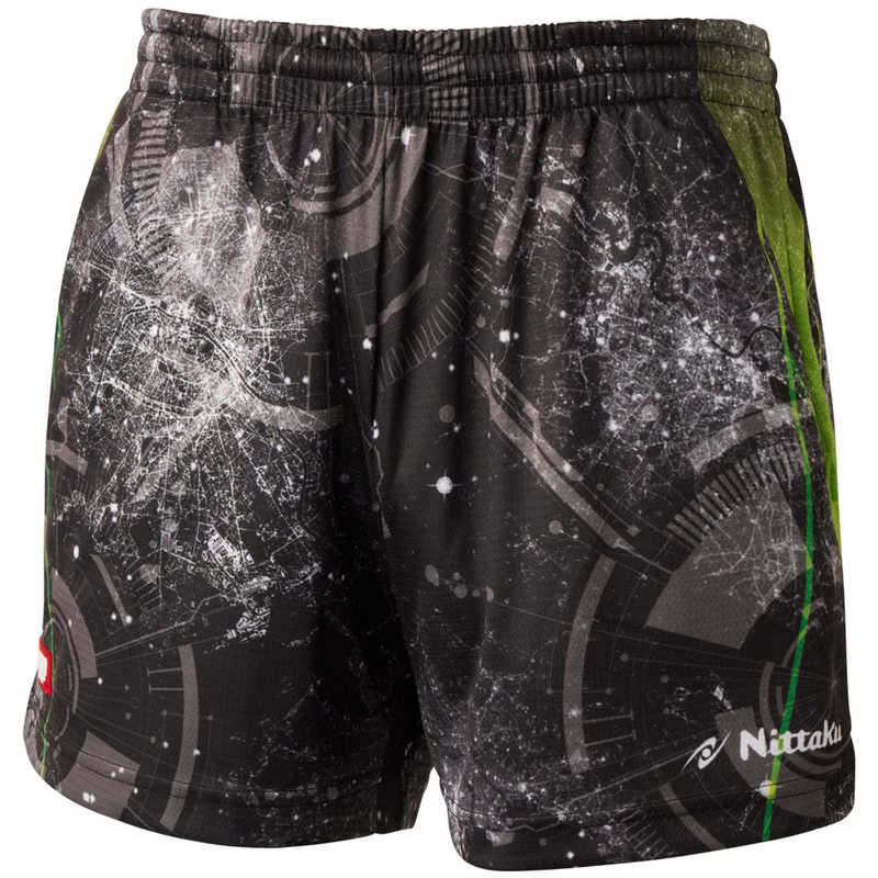 ニッタク　卓球用品 男女兼用 ブライトシティショーツ L ブラック　NW-2516