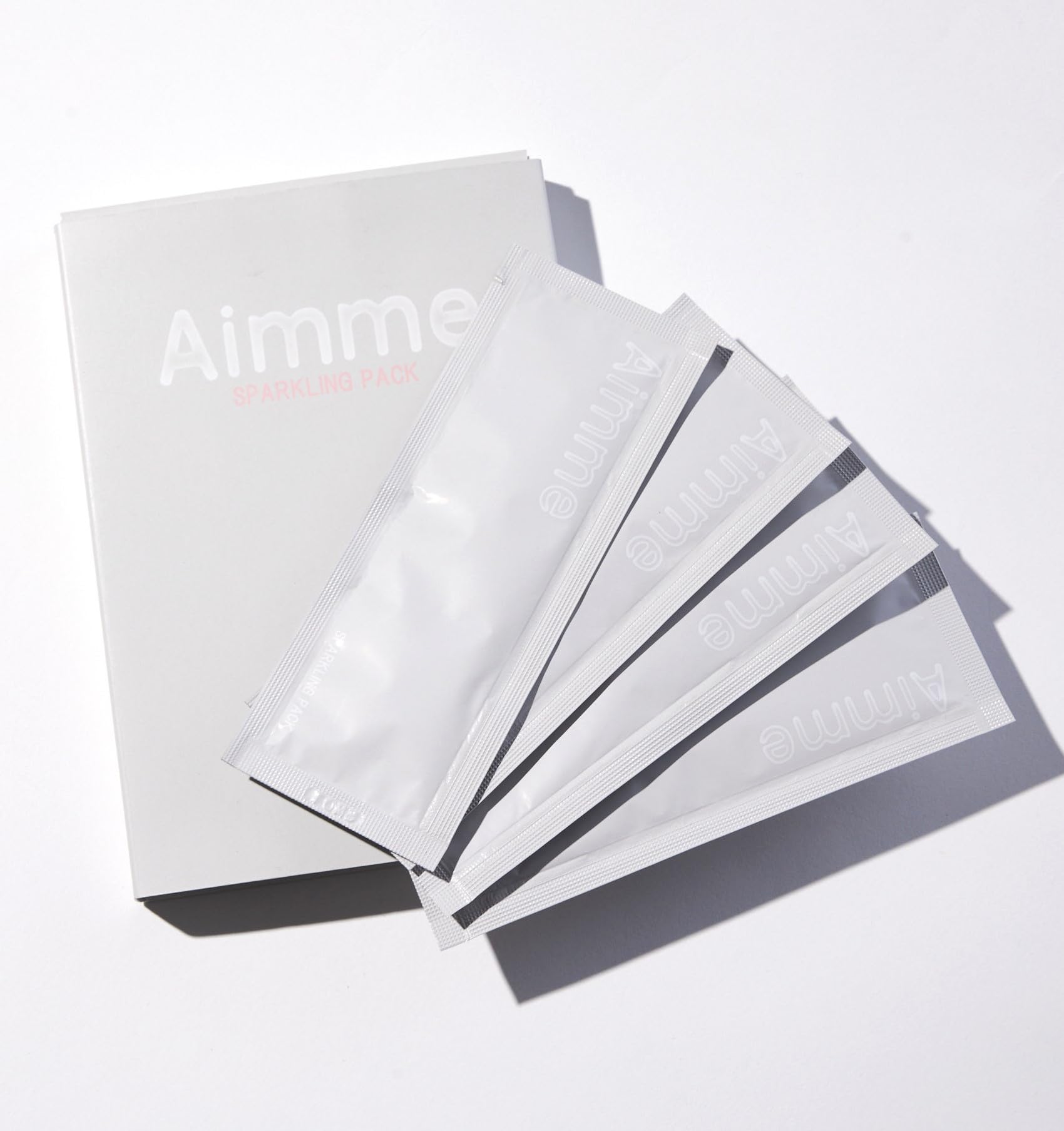 Aimme 炭酸パック フェイスパック 2箱(8個入り) 個包装 泡 炭酸ジェルパック スキンケア