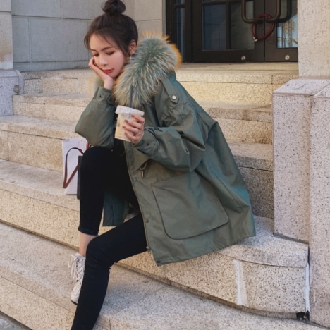 ミリタリーコート アウター フーディー コート ロング丈 長袖 ワイド ふわふわ フード付き