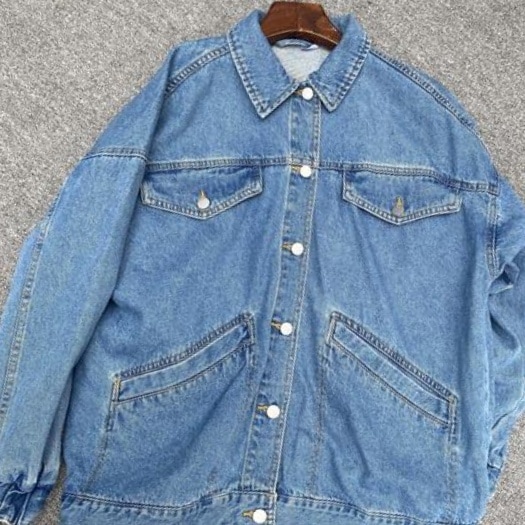 アウター ジャケット デニムジャケット 長袖 襟付き 前開き ボタン ポケット ショート丈 かわいい 大人可愛い きれいめ シンプル 上品 おしゃれ かっこいい カジュアル こなれ感 個性的 主役級 5,724円