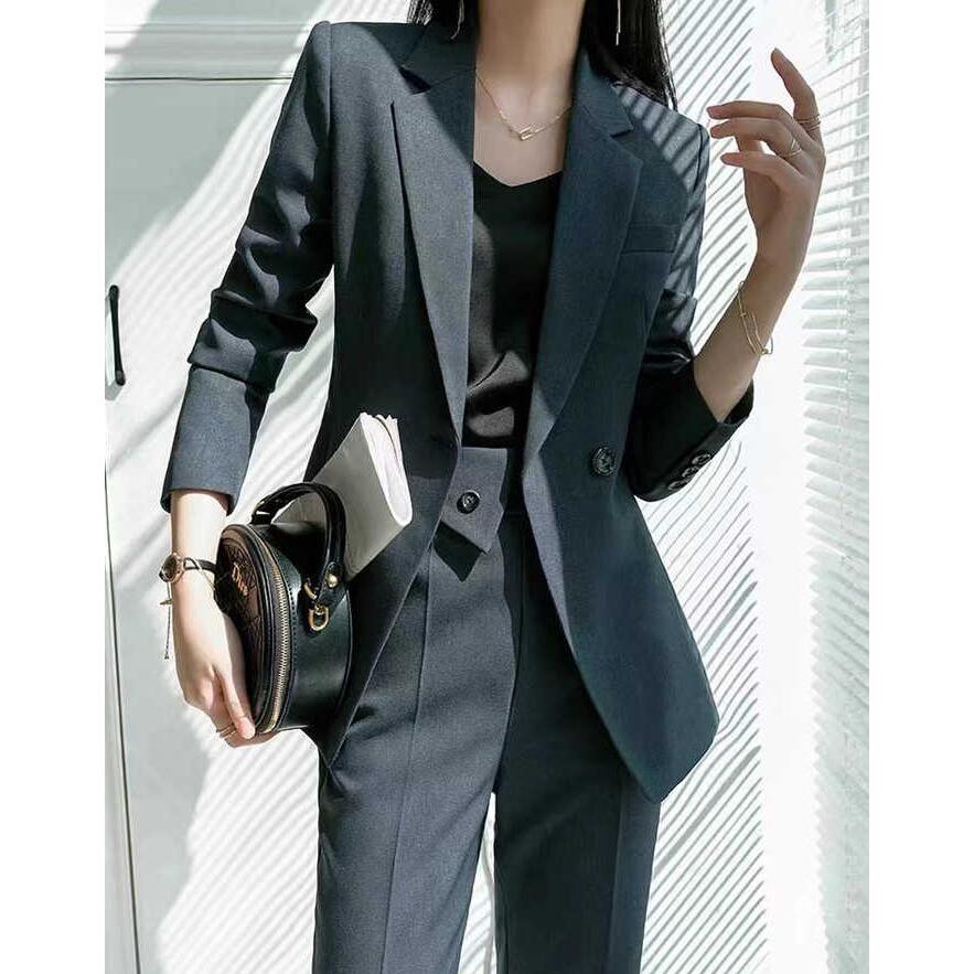 セットアップパンツスーツスーツジャケットテーラード卒園式レディース春秋ロングパンツ長袖フォーマル通勤上品203040卒業式入学式