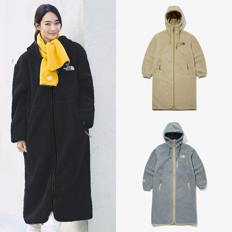 TNF PLAY GREEN FLEECE COAT 正規品 NC4FM50,NC4FM50A