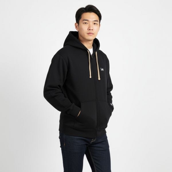 Small Twitch Logo Hooded Sweatshirt Black