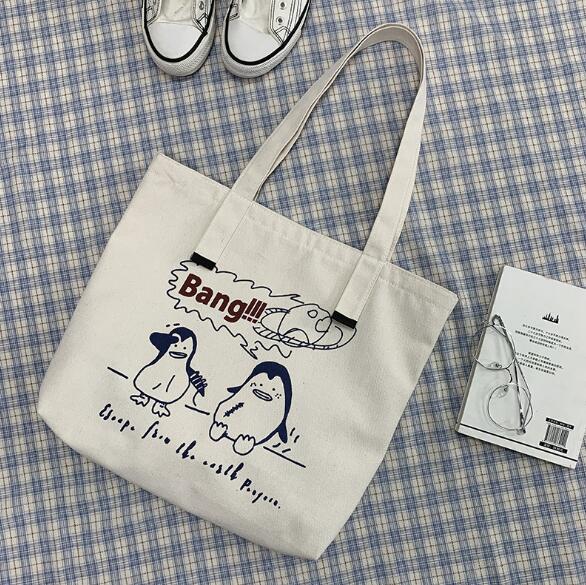バッグ ショルダーバッグ 帆布 ビンテージ 大容量 レディース オシャレ 韓国 ファッション 雑貨 かわいい おしゃれ 北欧 送料無料 [K] (T)