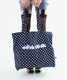 NCT WISH SHALOM コラボ商品 WICHU トートバック（ネイビー） Qoo10] シャローム 【Shalom x NCT Wish】W