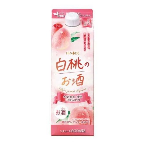 キング醸造 HiNODE 山梨県産 白桃のお酒 900ml12本 【本州(一部地域を除く)は送料無料】