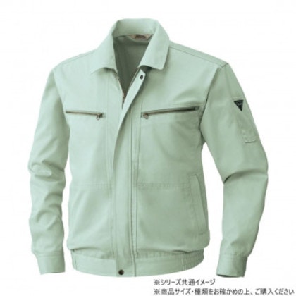 桑和 4441 長袖ブルゾン Mサイズ モスグリーン(107)